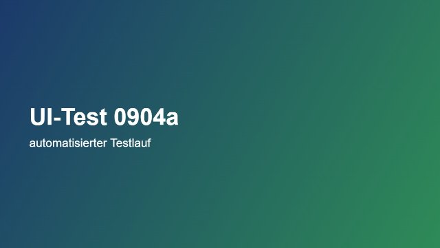 UI-Test Veranstaltung 0904a